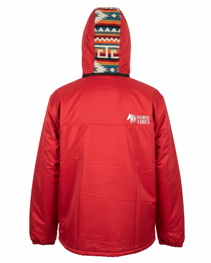 Manteau West unisexe rouge 8