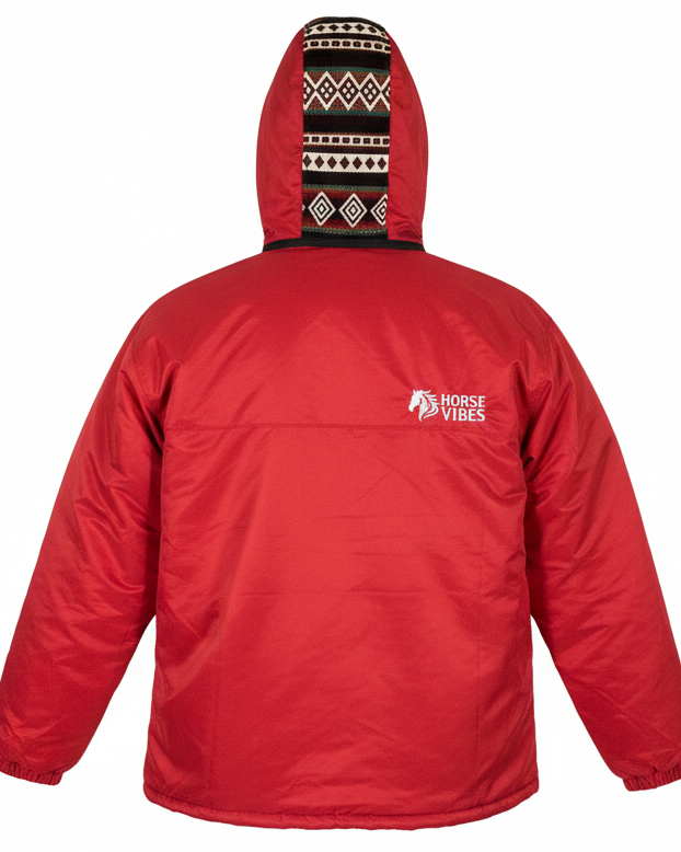 Manteau West unisexe rouge 5