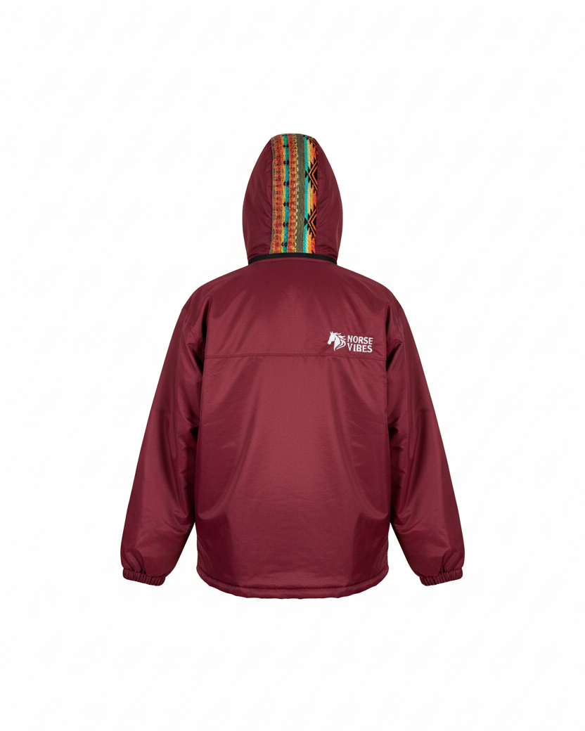 West unisex burgundy coat 5