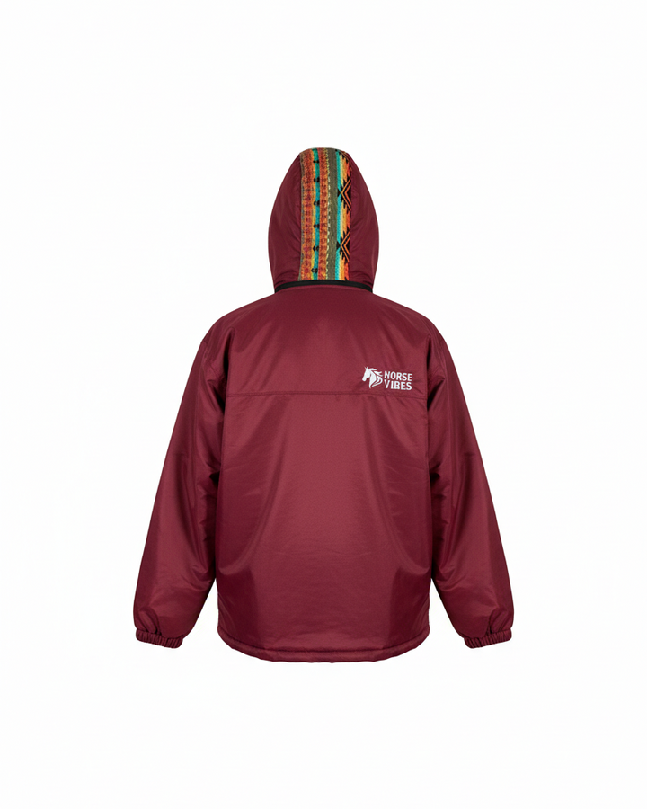 Manteau West unisexe bourgogne 5