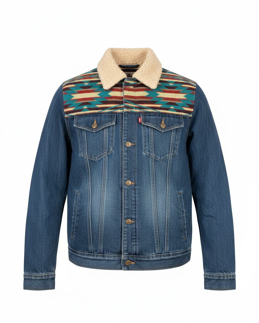 Manteau en jean unisexe 37