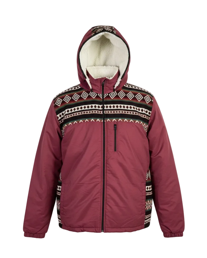 Manteau West unisexe bourgogne 3