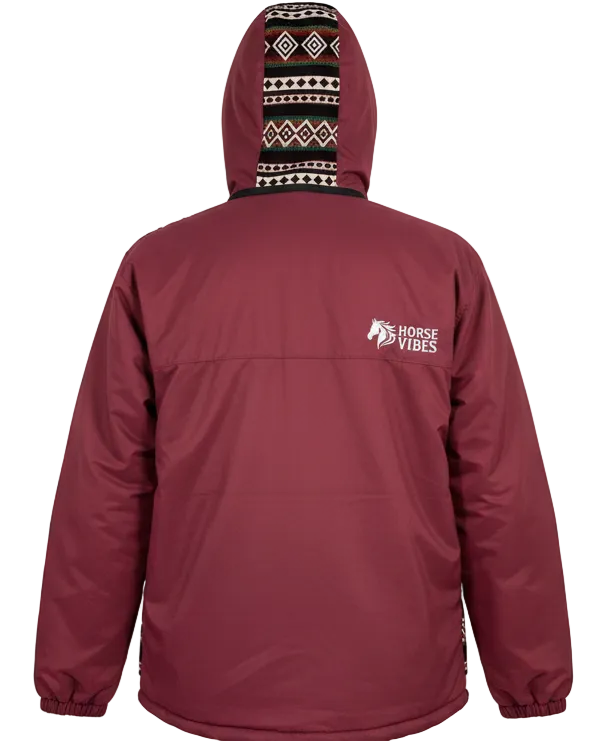 Manteau West unisexe bourgogne 3