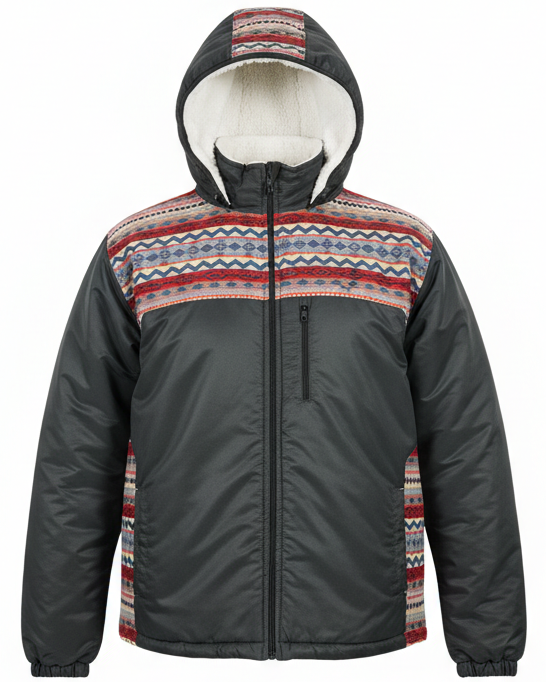 Manteau West unisexe noir 4