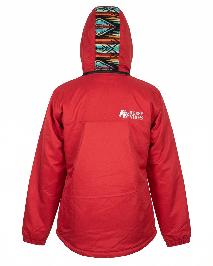 Manteau West unisexe rouge 1