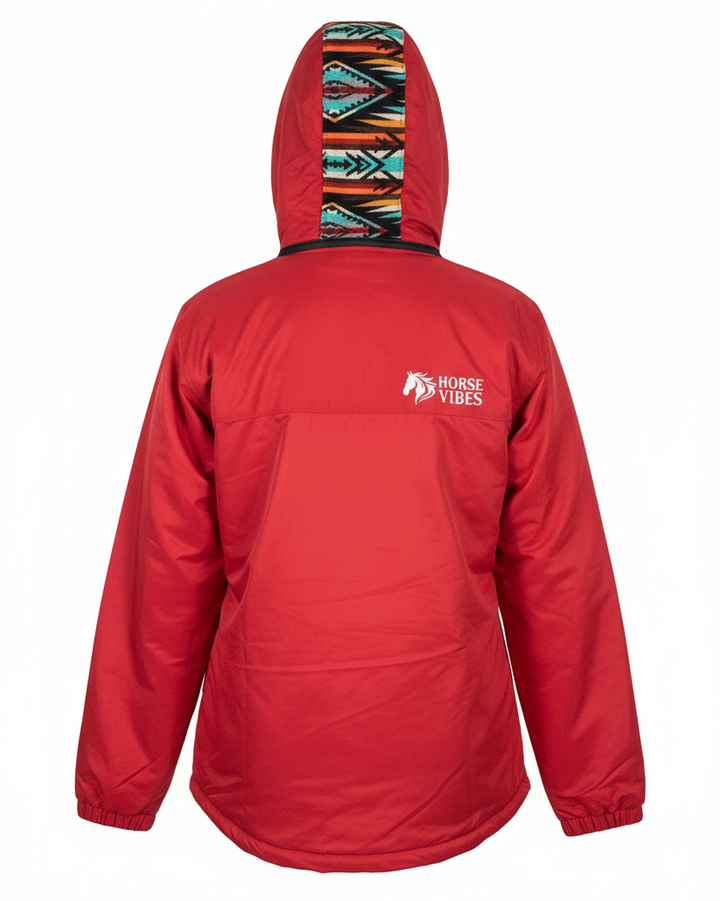 Manteau West unisexe rouge 1