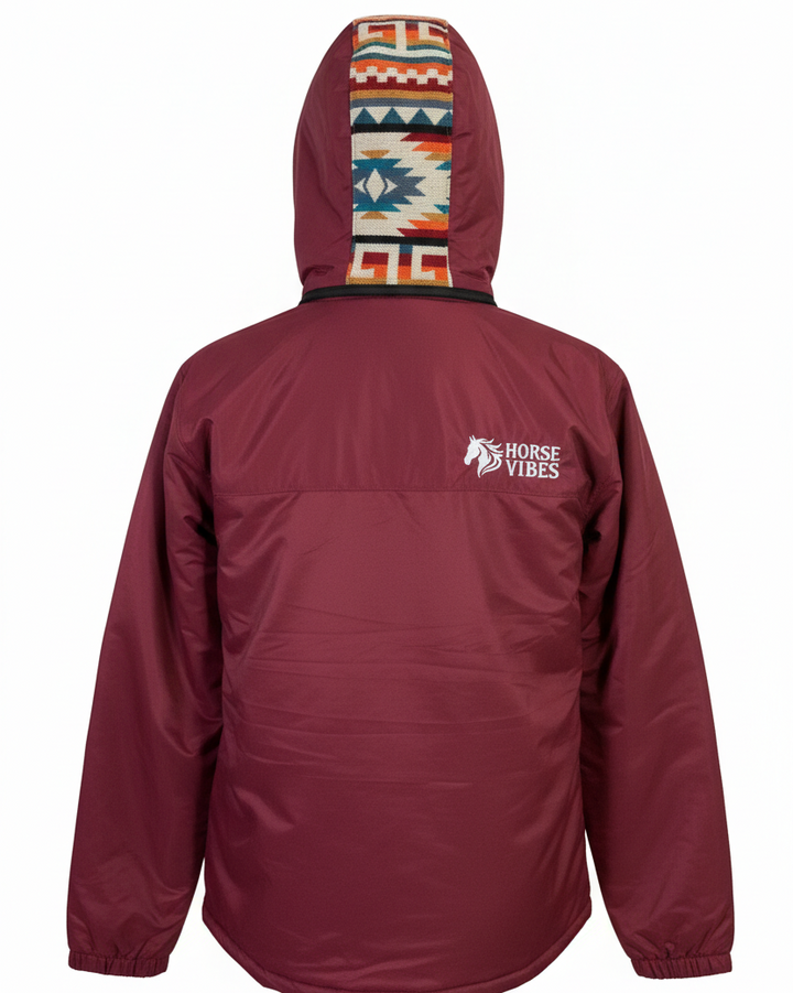 Manteau West unisexe bourgogne 7