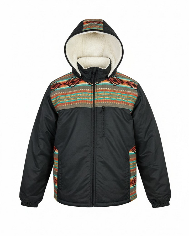 Manteau West unisexe noir 7