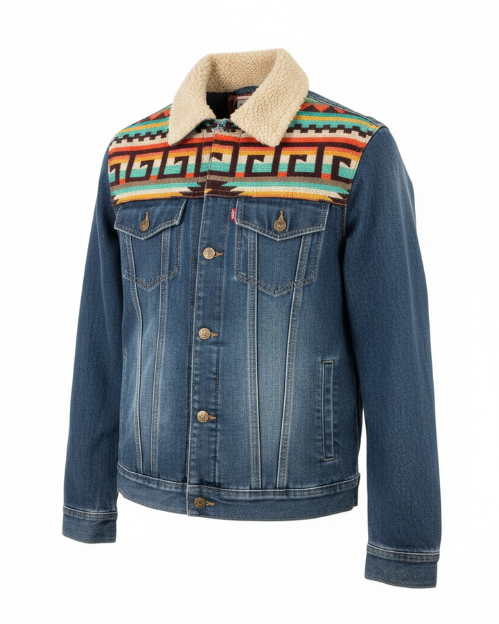 Manteau en jean unisexe 7