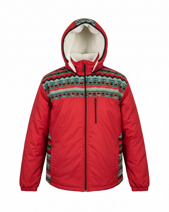 Manteau West unisexe rouge 2