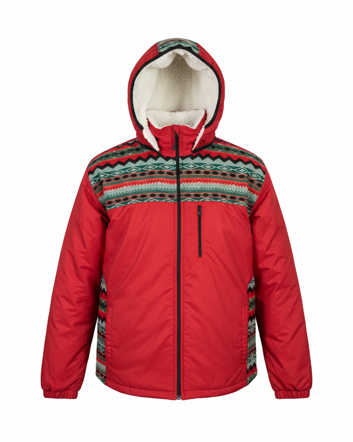 Manteau West unisexe rouge 2