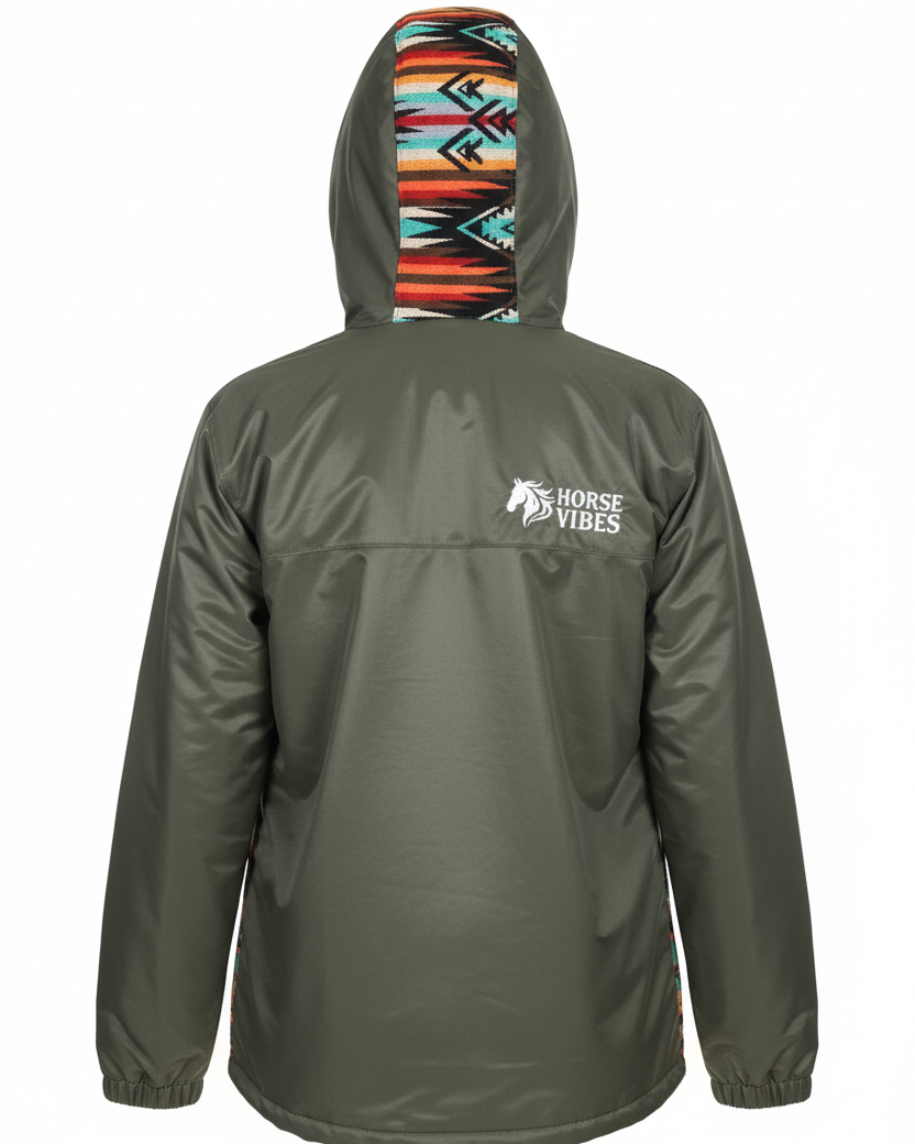 Manteau West unisexe kaki 5