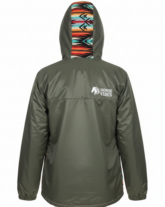 Manteau West unisexe kaki 5