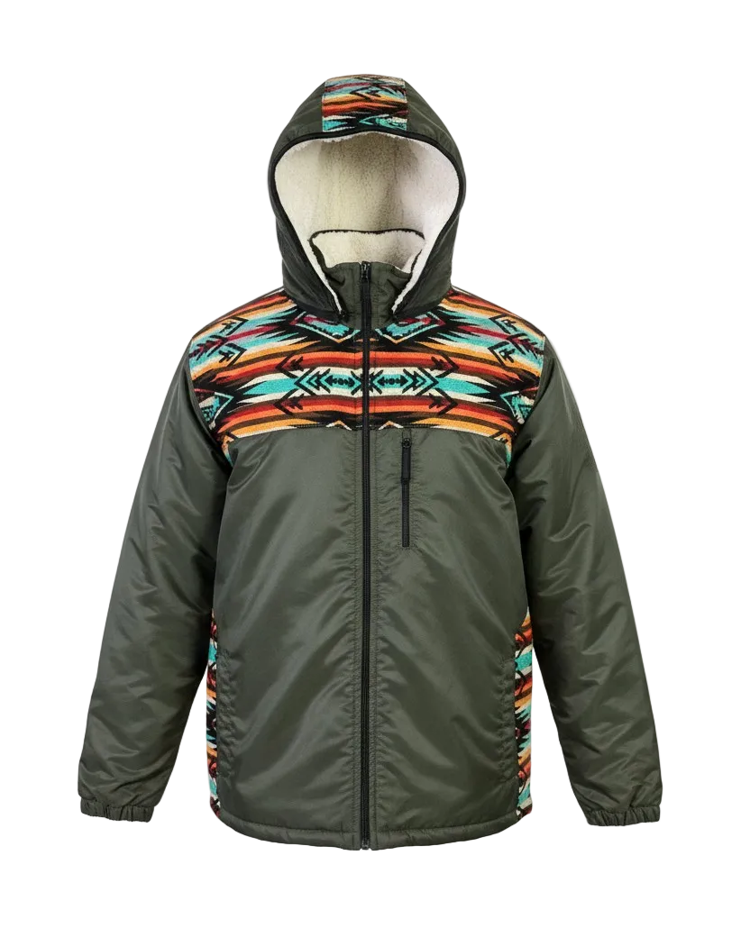 Manteau West unisexe kaki 5