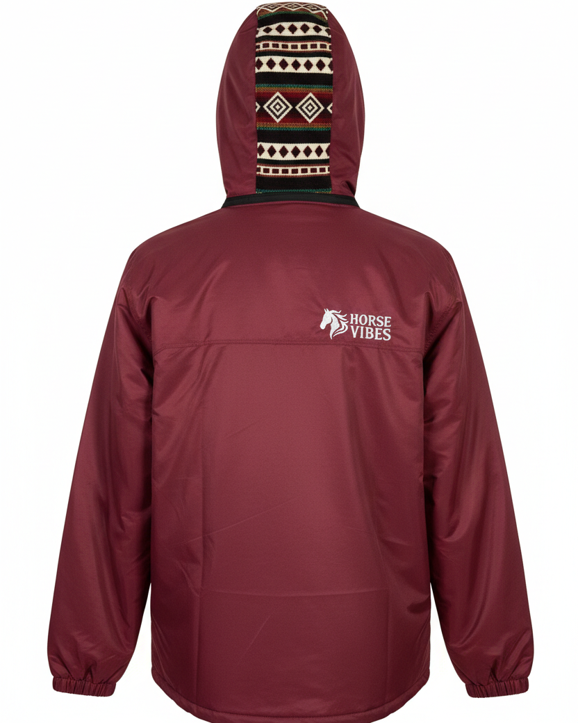 West unisex burgundy coat 4