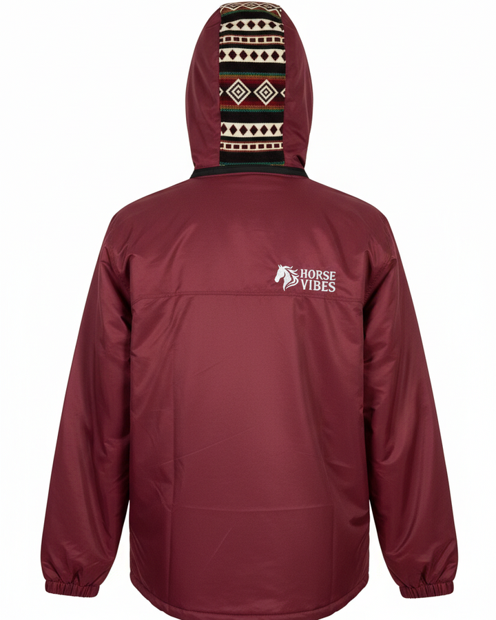 Manteau West unisexe bourgogne 4