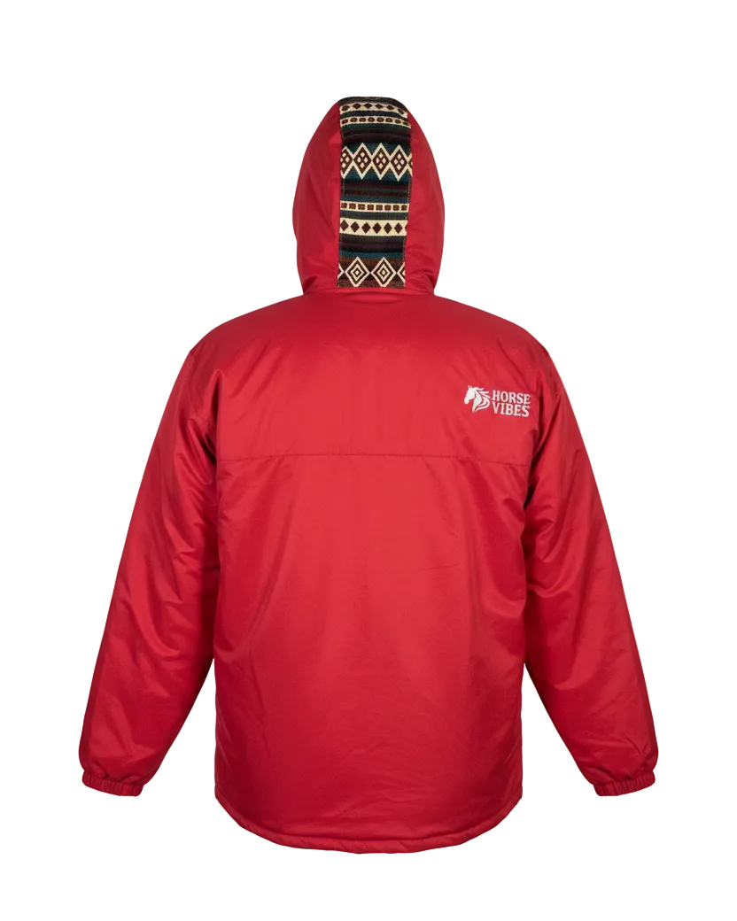 Manteau West unisexe rouge 4