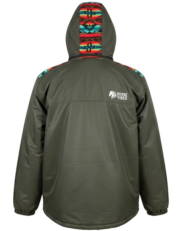 Manteau West unisexe kaki 7