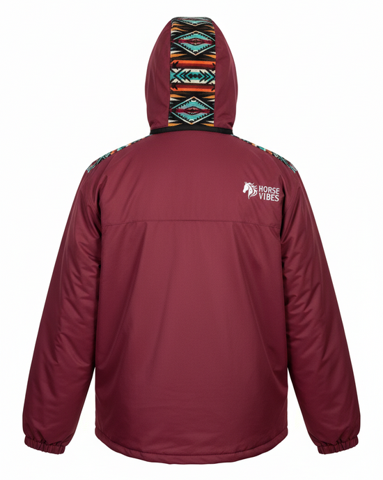 Manteau West unisexe bourgogne 2