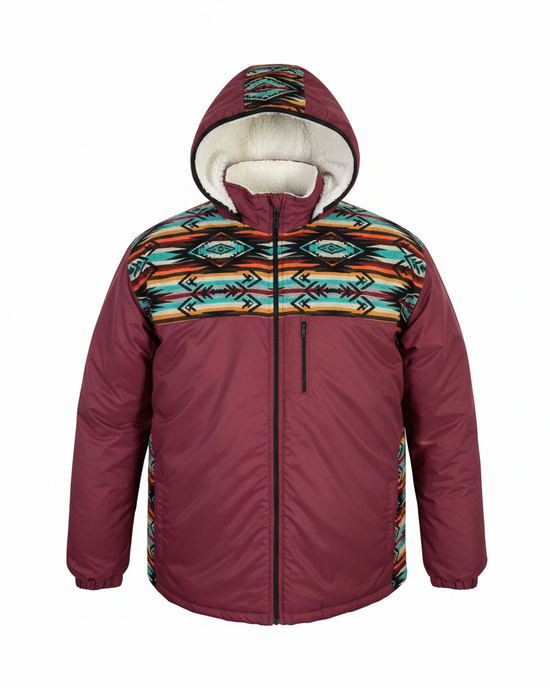 Manteau West unisexe bourgogne 2
