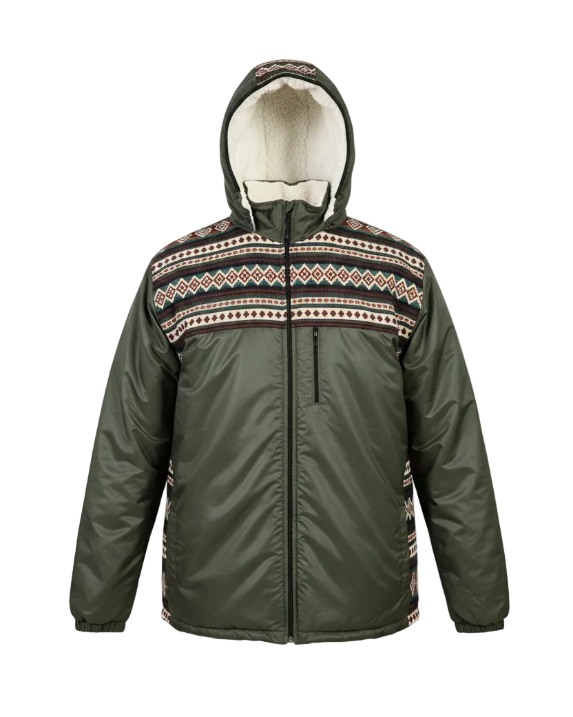 Manteau West unisexe kaki 2