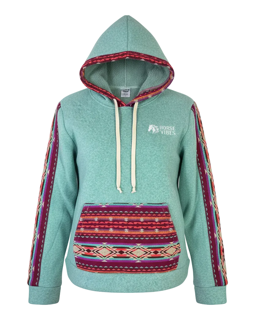 Polar West avec capuche turquoise 16