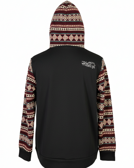Hoodie West avec zip noir 2