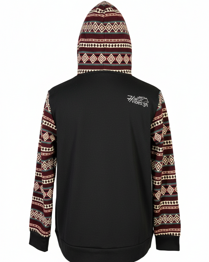 Hoodie West avec zip noir 2