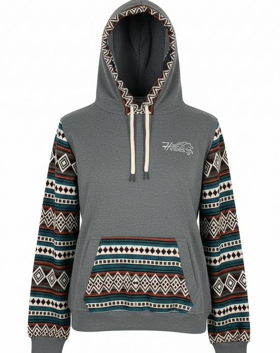 Hoodie West gris pâle 1