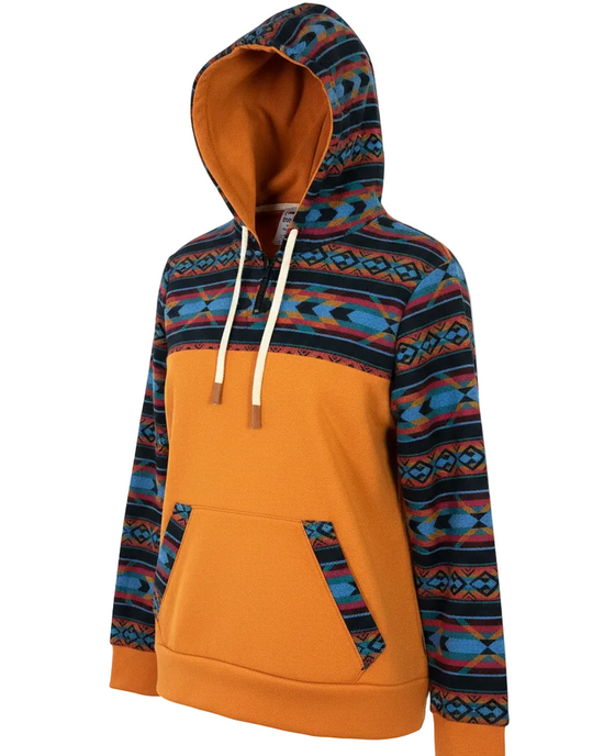 Hoodie West avec zip jaune 7