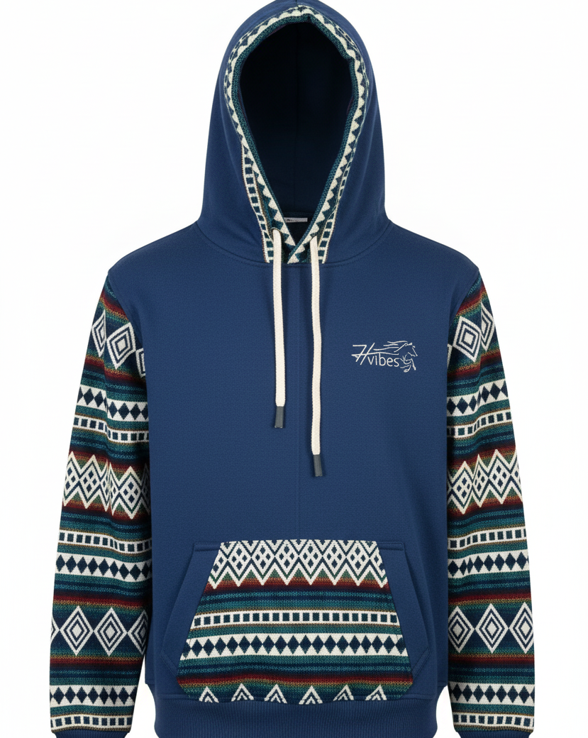 Hoodie West bleu 7