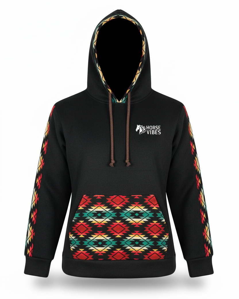 Polar West avec capuche noir 1