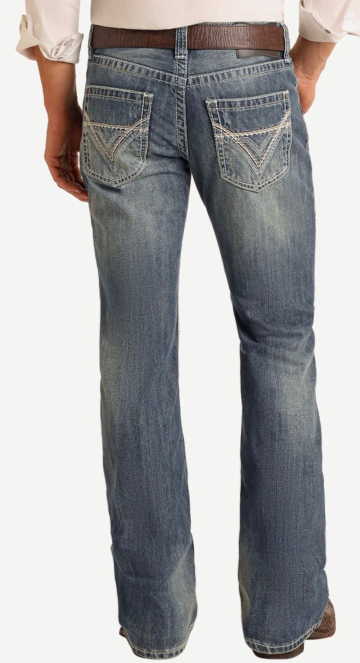 JEANS ROCK & ROLL HOMME PISTOL REGULAR FIT COULEUR INDIGO