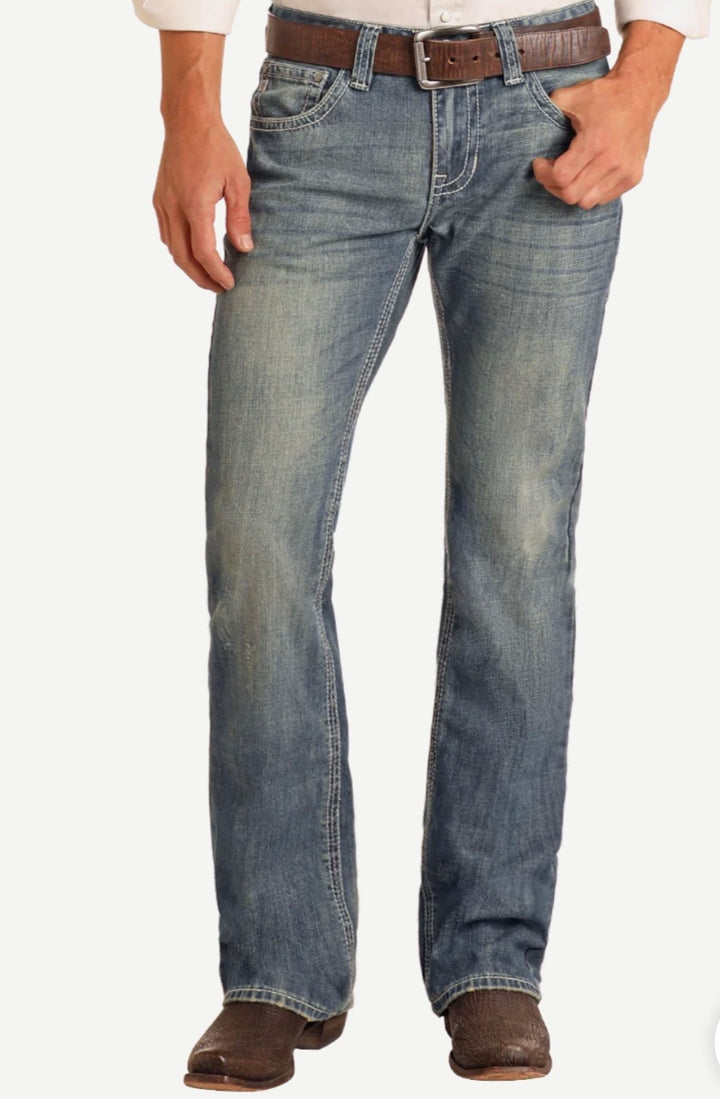 JEANS ROCK & ROLL HOMME PISTOL REGULAR FIT COULEUR INDIGO