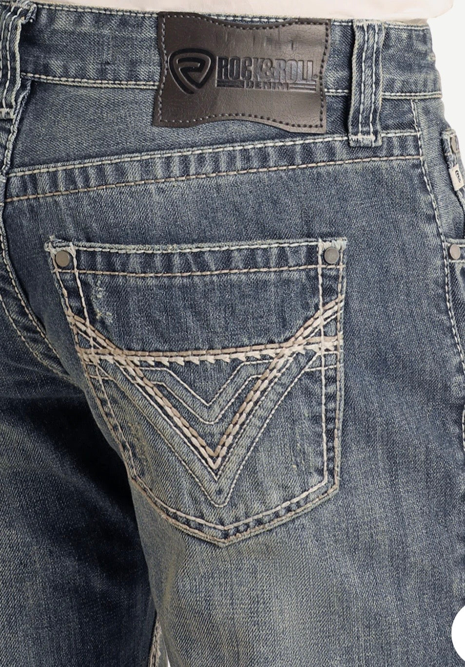 JEANS ROCK & ROLL HOMME PISTOL REGULAR FIT COULEUR INDIGO