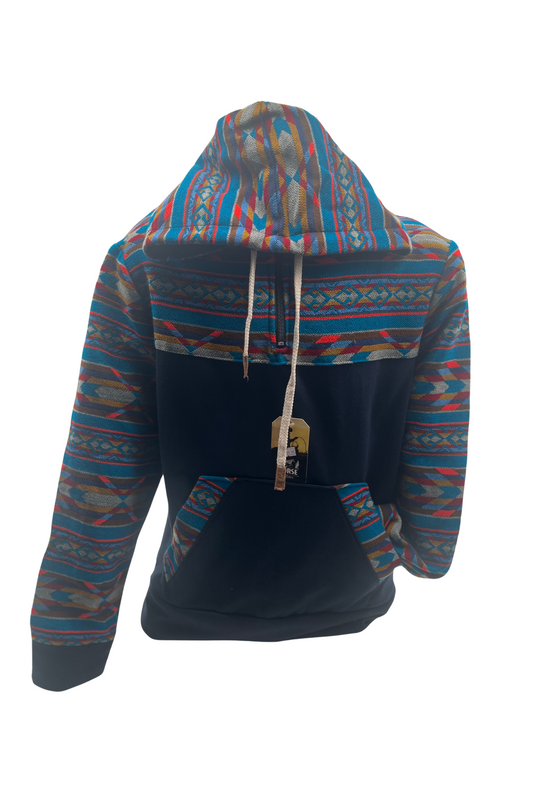 West cotton with white zip