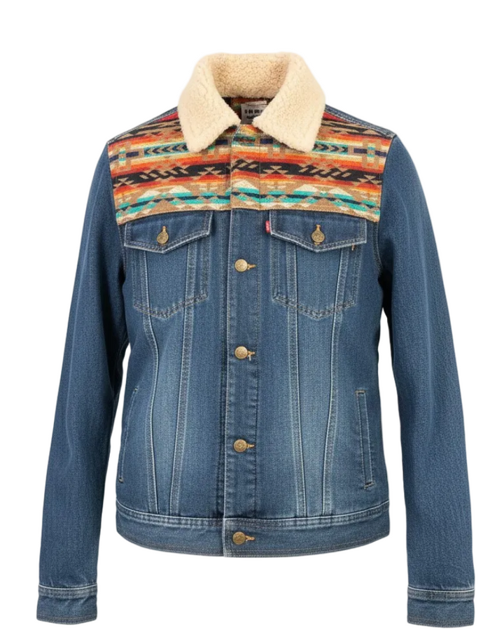 Manteau en jean unisexe 18