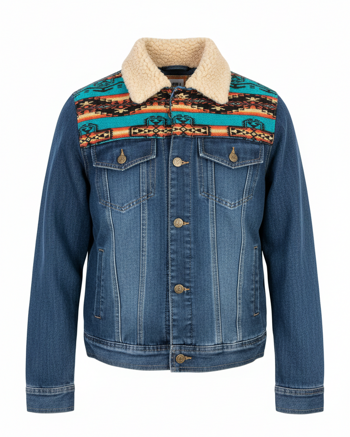 Manteau en jean unisexe 2