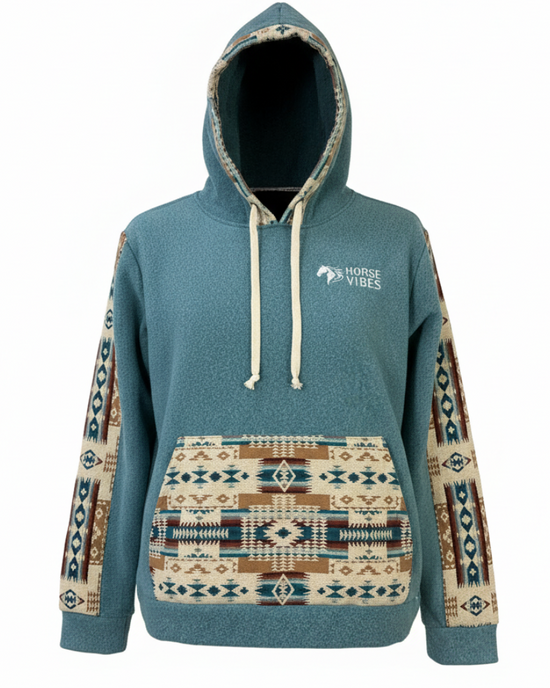 Polar West avec capuche bleu 5