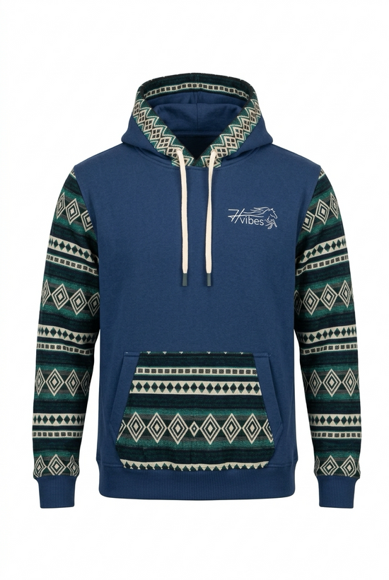 Hoodie West bleu  5