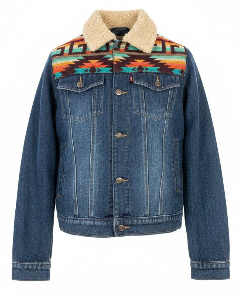 Manteau en jean unisexe 25