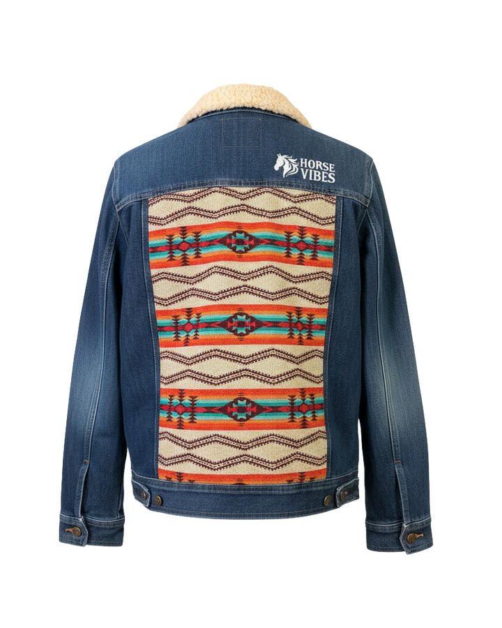 Manteau en jean unisexe 16