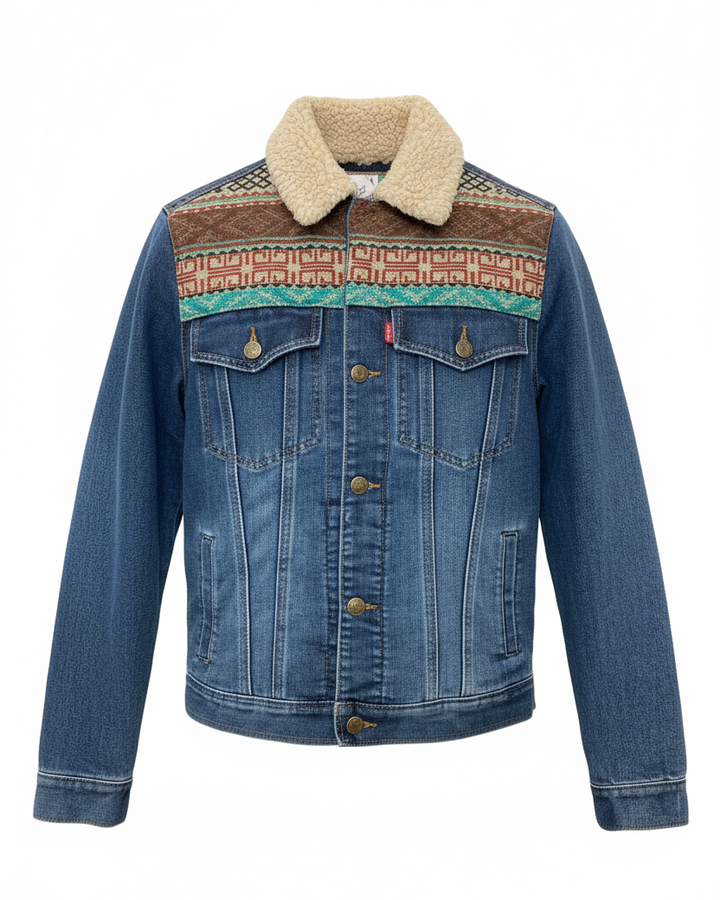 Manteau en jean unisexe 31