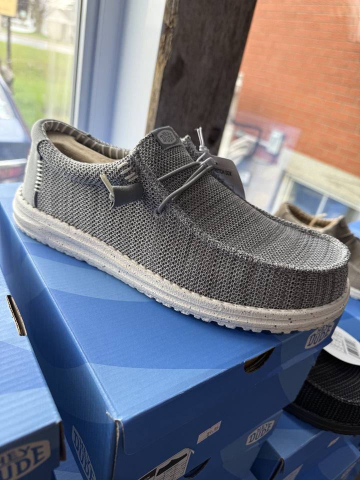 Soulier Hey Dude homme Wally stretch GRIS