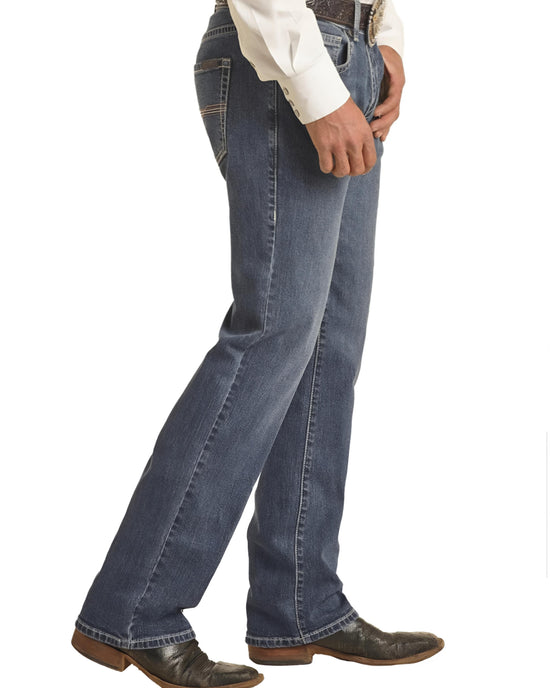 Jeans Rock&Roll Vintage '46 Slim Fit Ivory Stitch Straight Leg