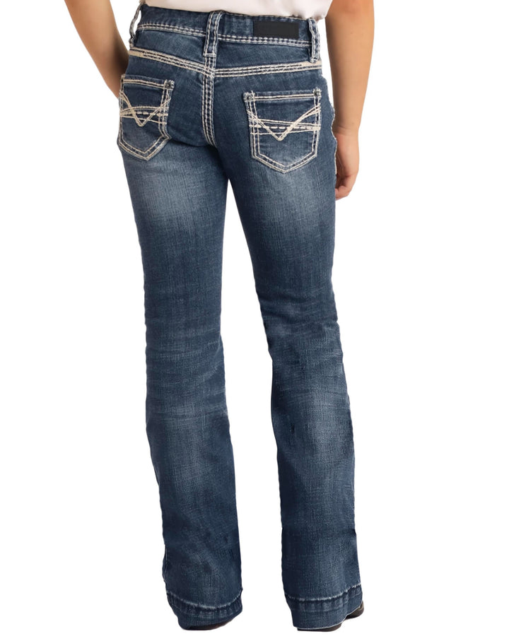 Jeans Rock&Roll Girls' Heavy Stitch Trouser