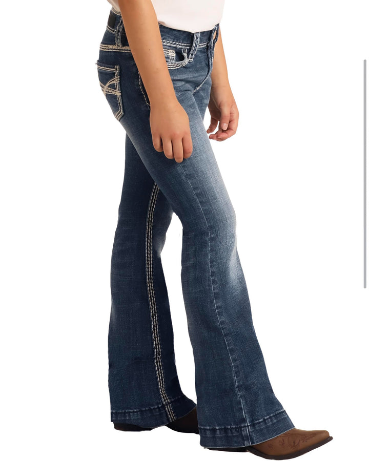 Jeans Rock&Roll Girls' Heavy Stitch Trouser