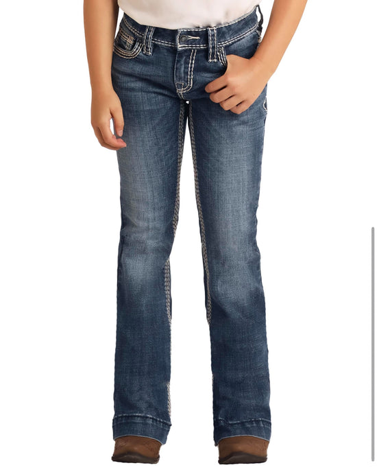 Jeans Rock&Roll Girls' Heavy Stitch Trouser