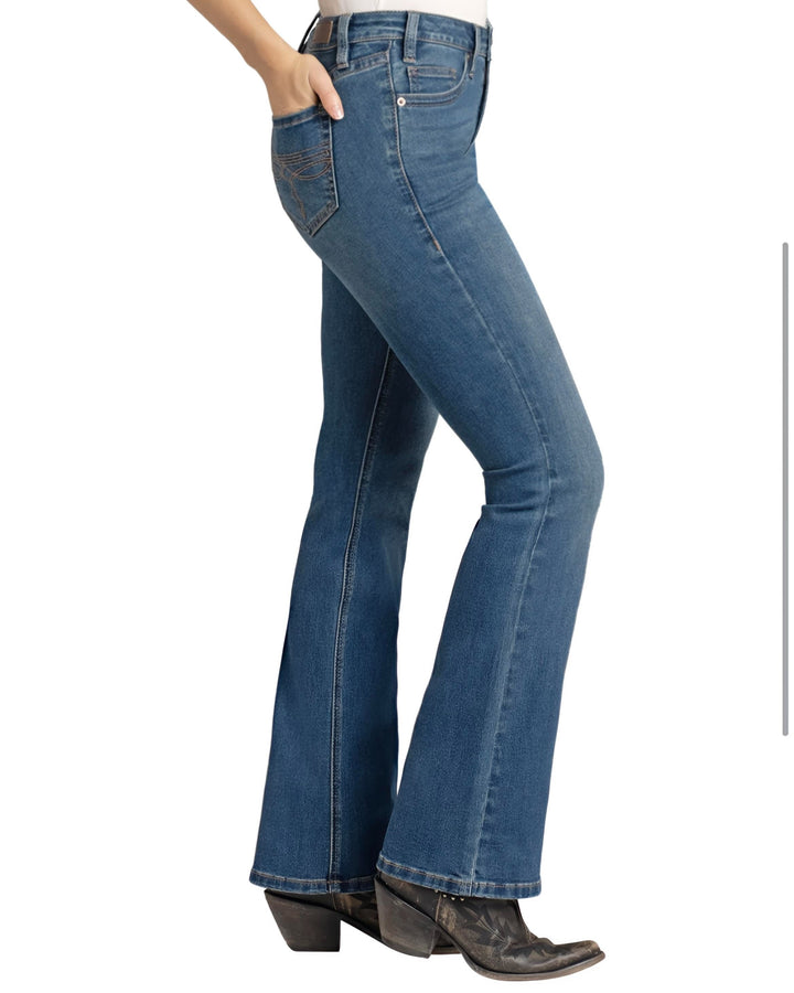 Jeans Rock&Roll Mid Rise Boot Stitch Bootcut