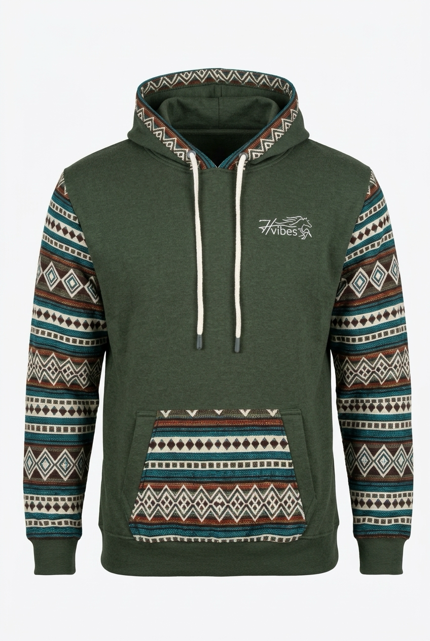Hoodie West kaki 4
